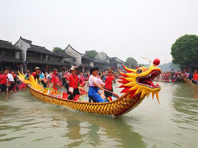 九游体育网站_ 乡村特色龙舟节，感受水乡文化魅力，中国传统龙舟之乡